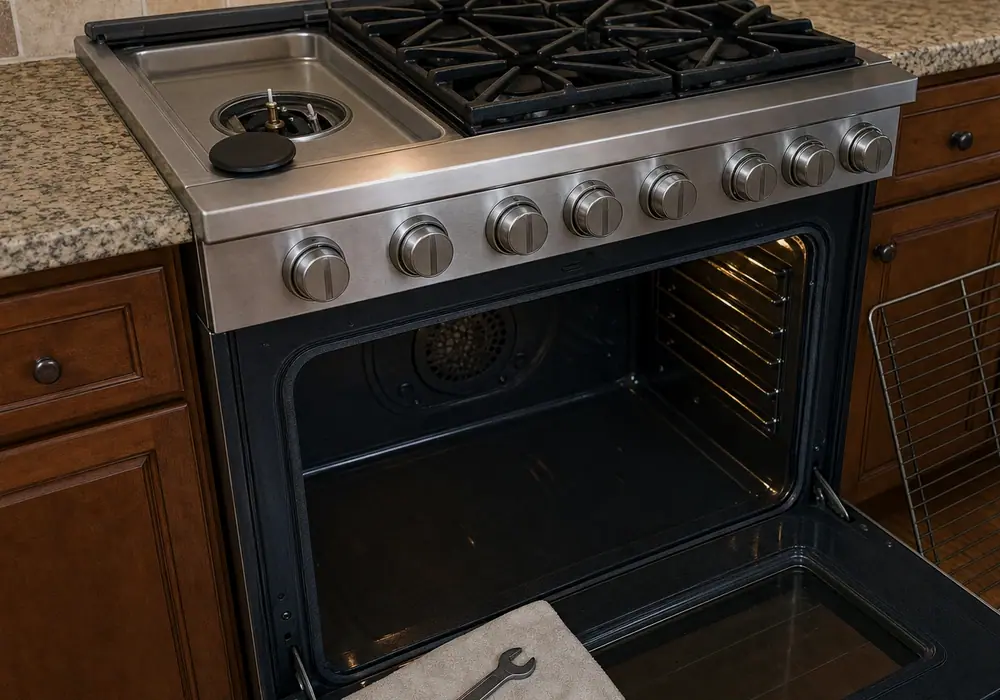 Built-in appliance work in a Orange County kitchen